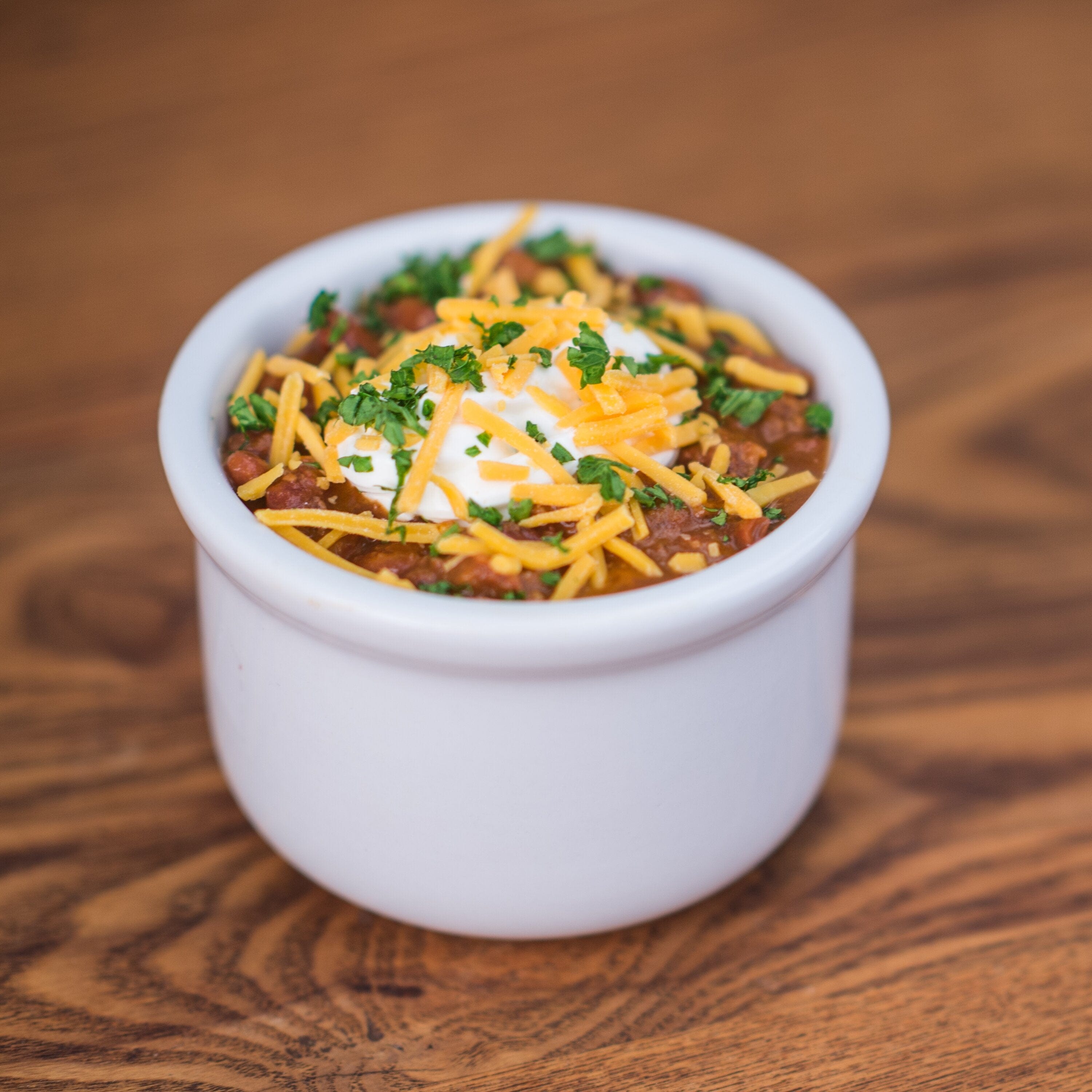 Tabletop White Porcelain Chili Bowl