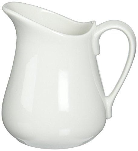 Tabletop White Porcelain Pitcher