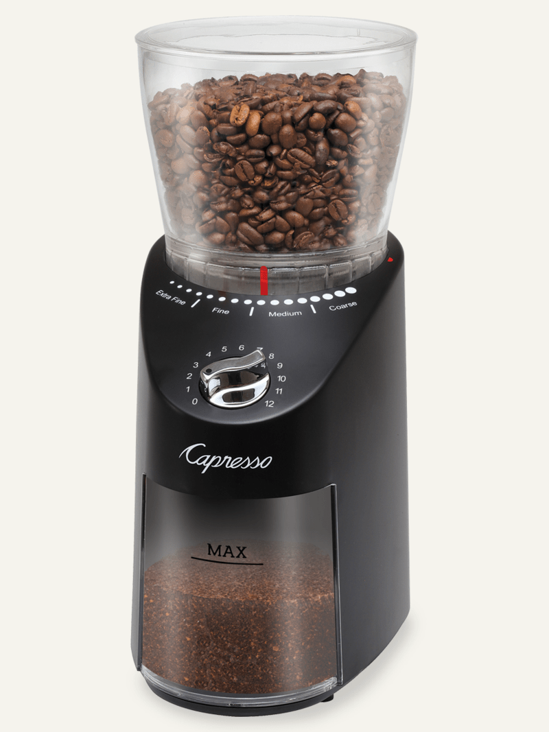 Electrical Appliances Capresso Infinity PLUS Burr Grinder, Black