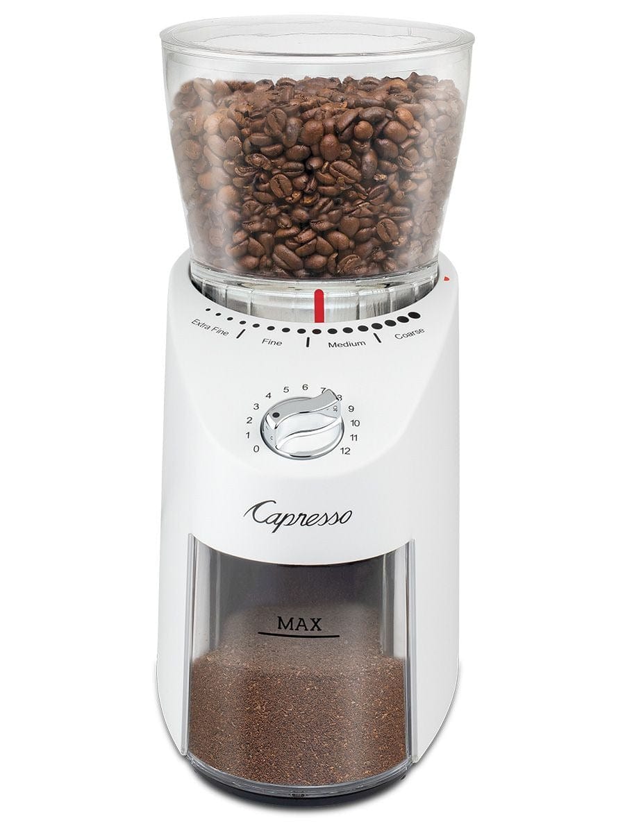 Electrical Appliances Capresso Infinity Plus Burr Grinder, White