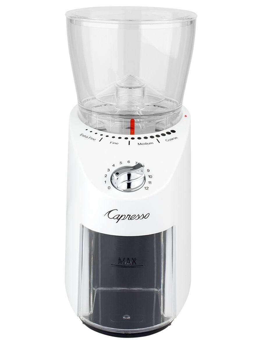 Electrical Appliances Capresso Infinity Plus Burr Grinder, White