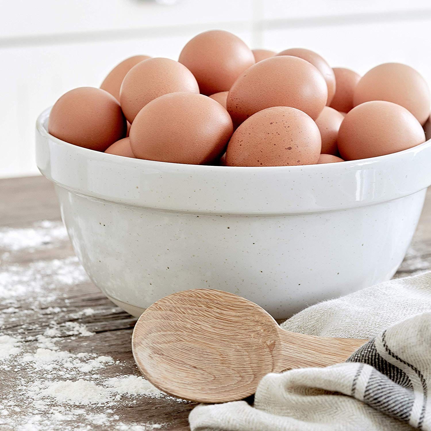 Bakeware Casafina Fattoria Stoneware Mixing Bowls - White - Various Sizes