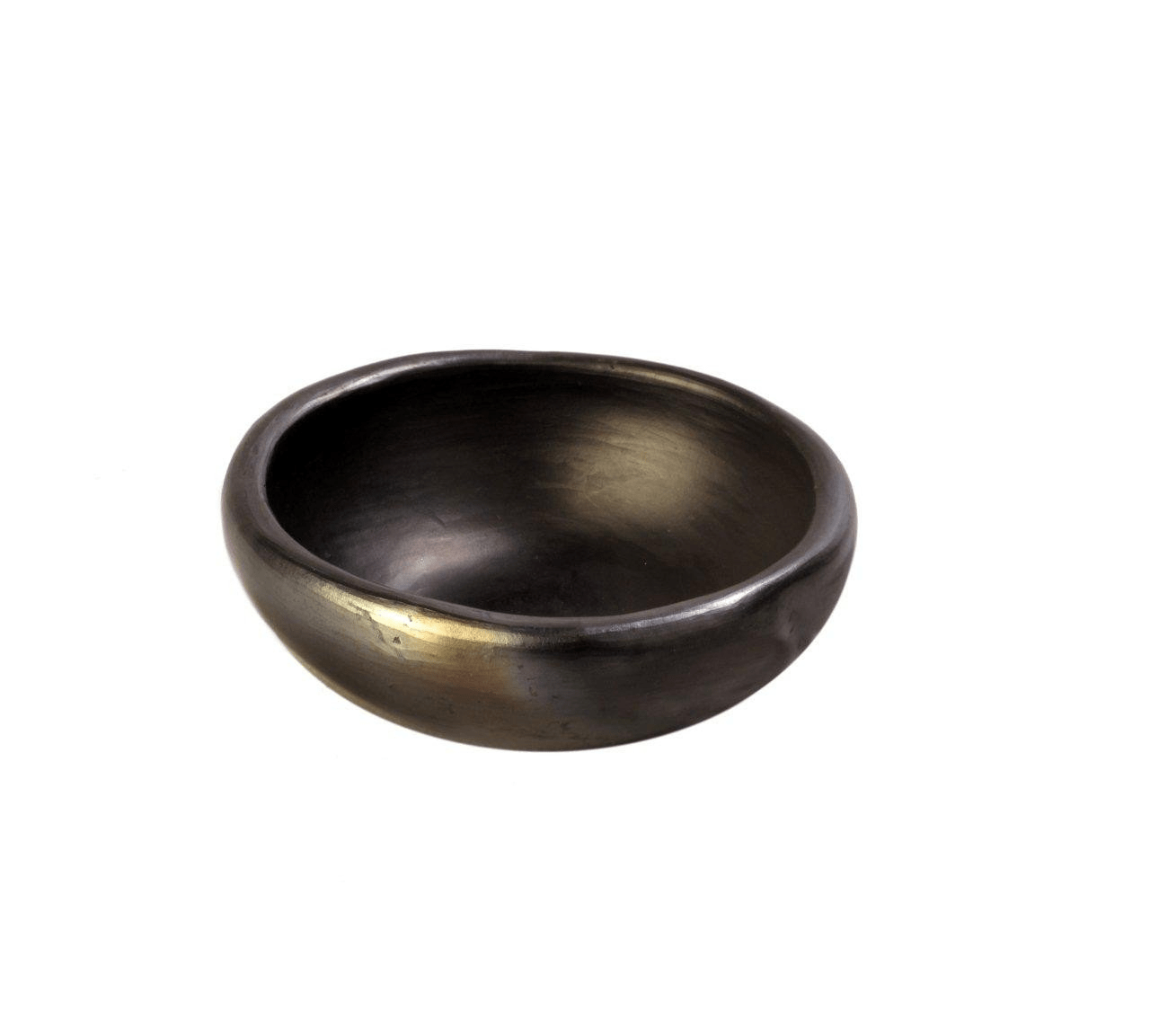 Chamba Cookware Authentic Chamba Salt Dish, Small All-Natural Black Clay Plate for Salsa, Condiments and More - Handmade in Colombia