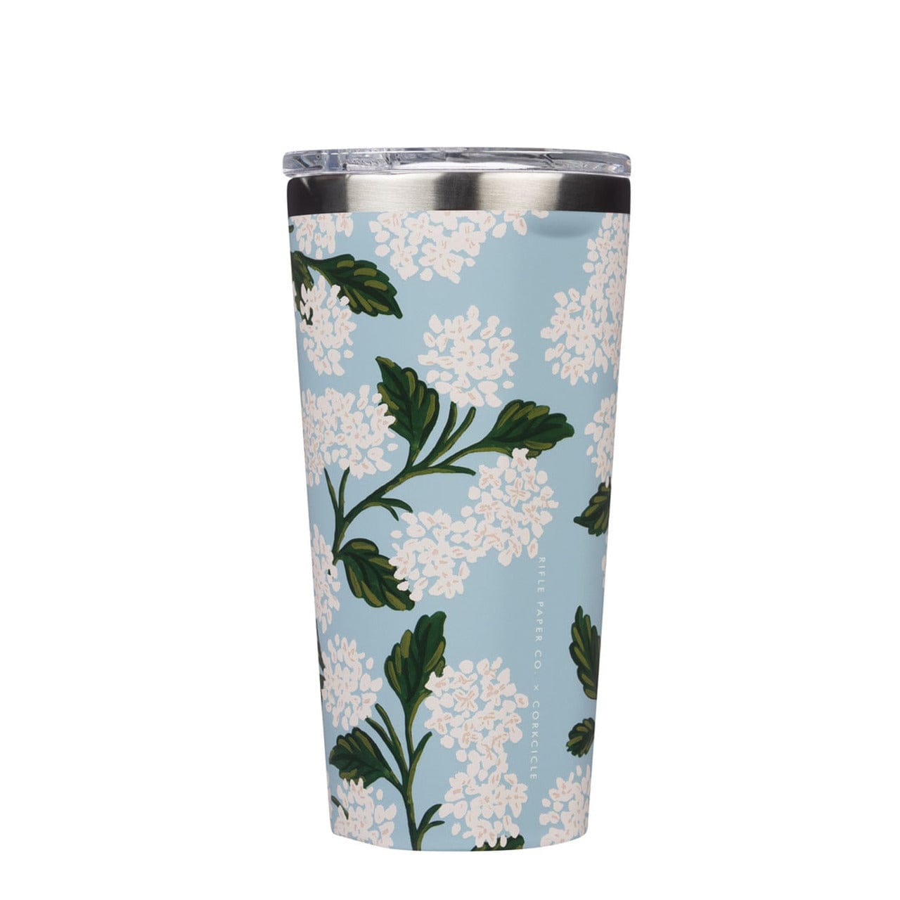 Coffee & Tea Corkcicle Tumbler, Hydrangea 16oz