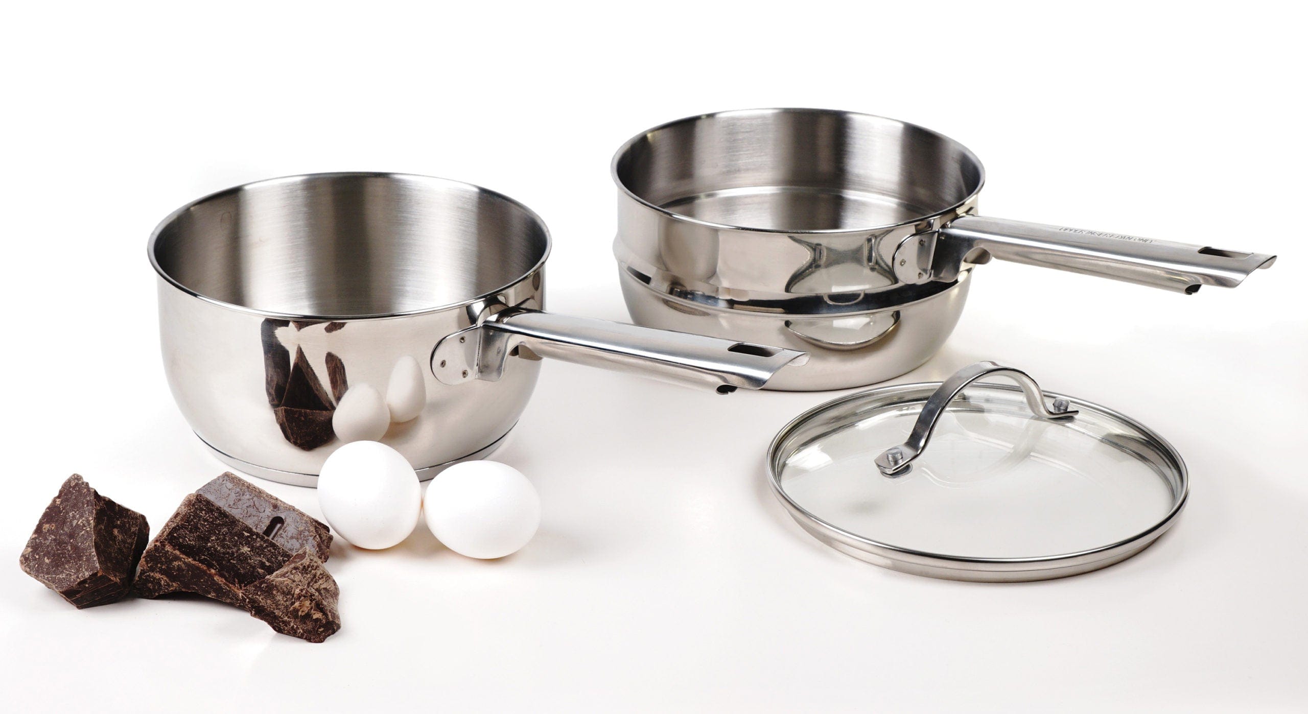 Cookware Stainless Steel Double Boiler, Induction Compatible