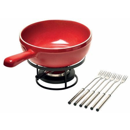 Cookware Emile Henry Cheese Fondue Set, Burgundy