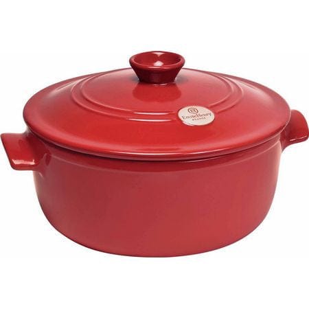 Cookware Emile Henry Flame Round Stewpot, Burgundy