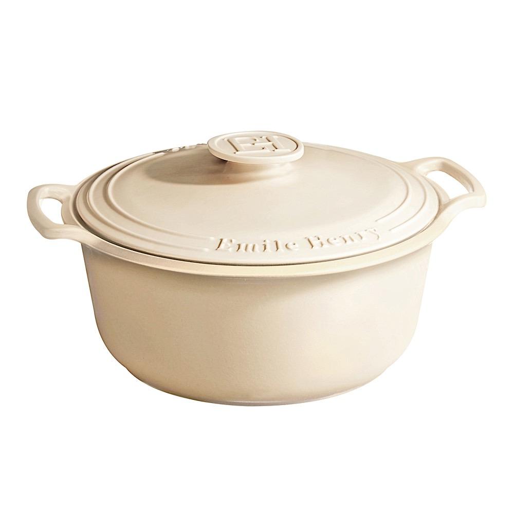 Cookware Emile Sublime Dutch Oven/Stewpot 7.5 Qt., Creme