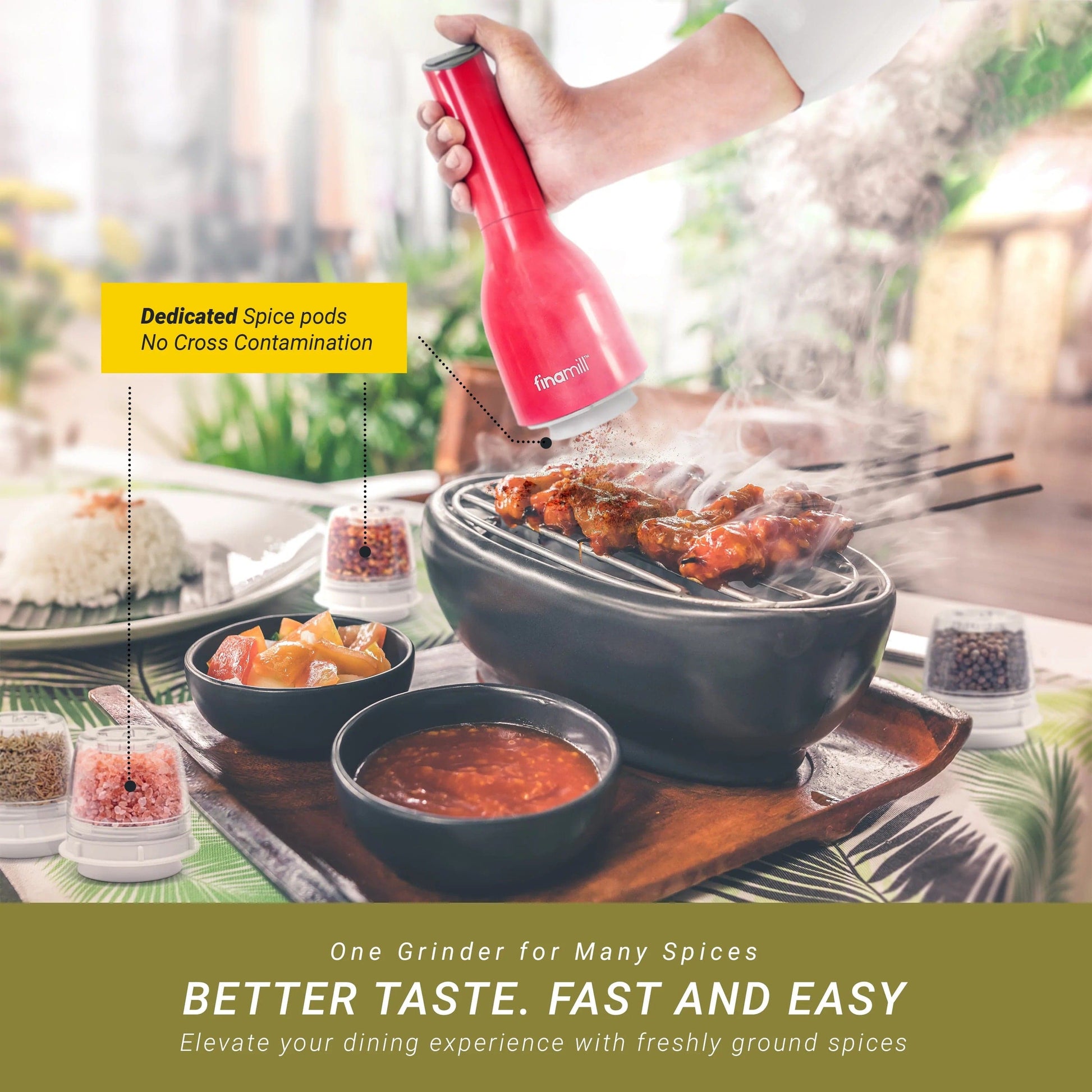 Table & Counter Accessories FinaMill Spice Grinder - Sangria