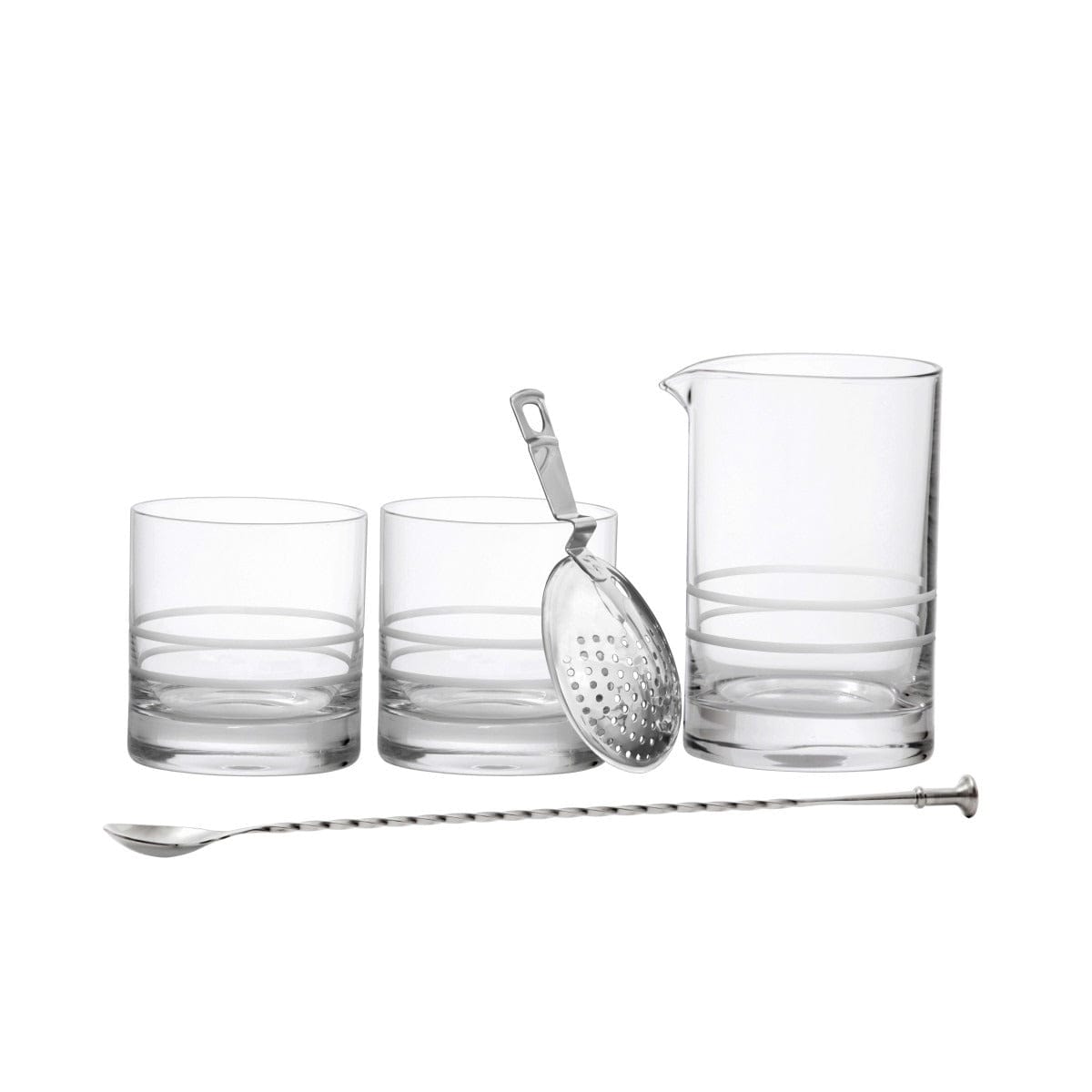 Fortessa Crafthouse By Fortessa Signature Collection Crystal Mixed Cocktail Set