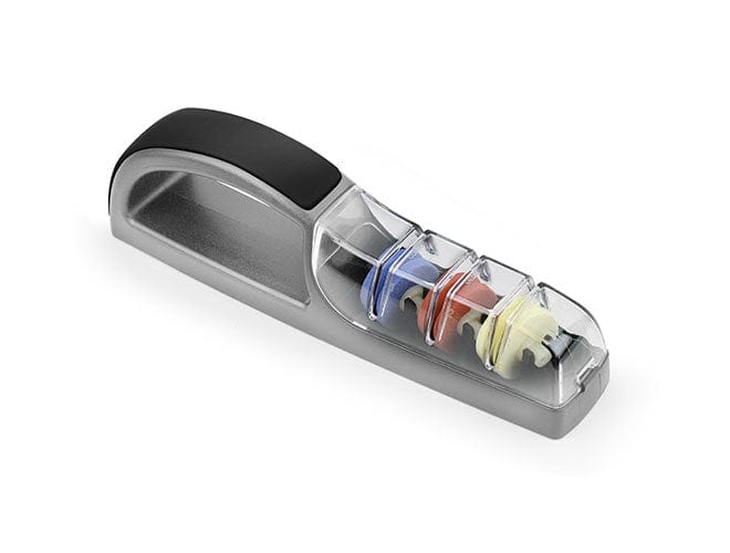 Tools & Accessories Global Minosharp Plus 3 Stage Sharpener, Black/Gray