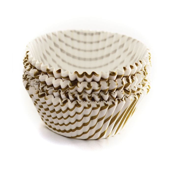 Bakeware Gold Swirl Muffin Cups