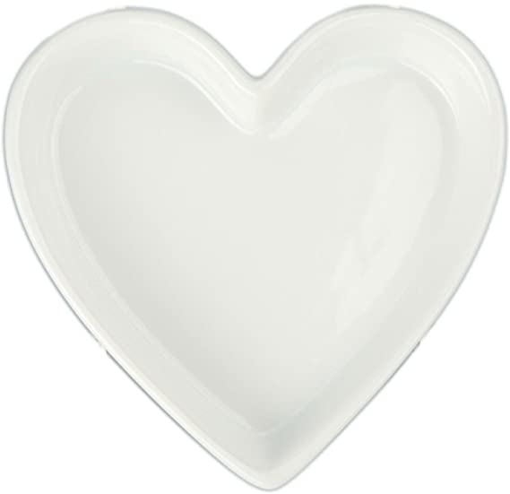 BIA Ceramic Heart Quiche, 5"