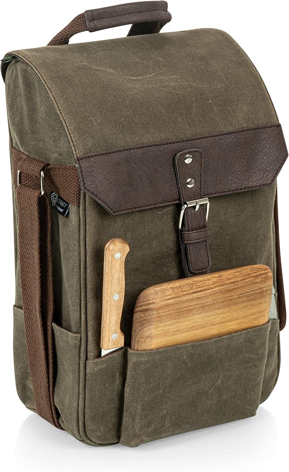 Travel & Storage Insulated Wine & Cheese Cooler Bag 2 Bottle