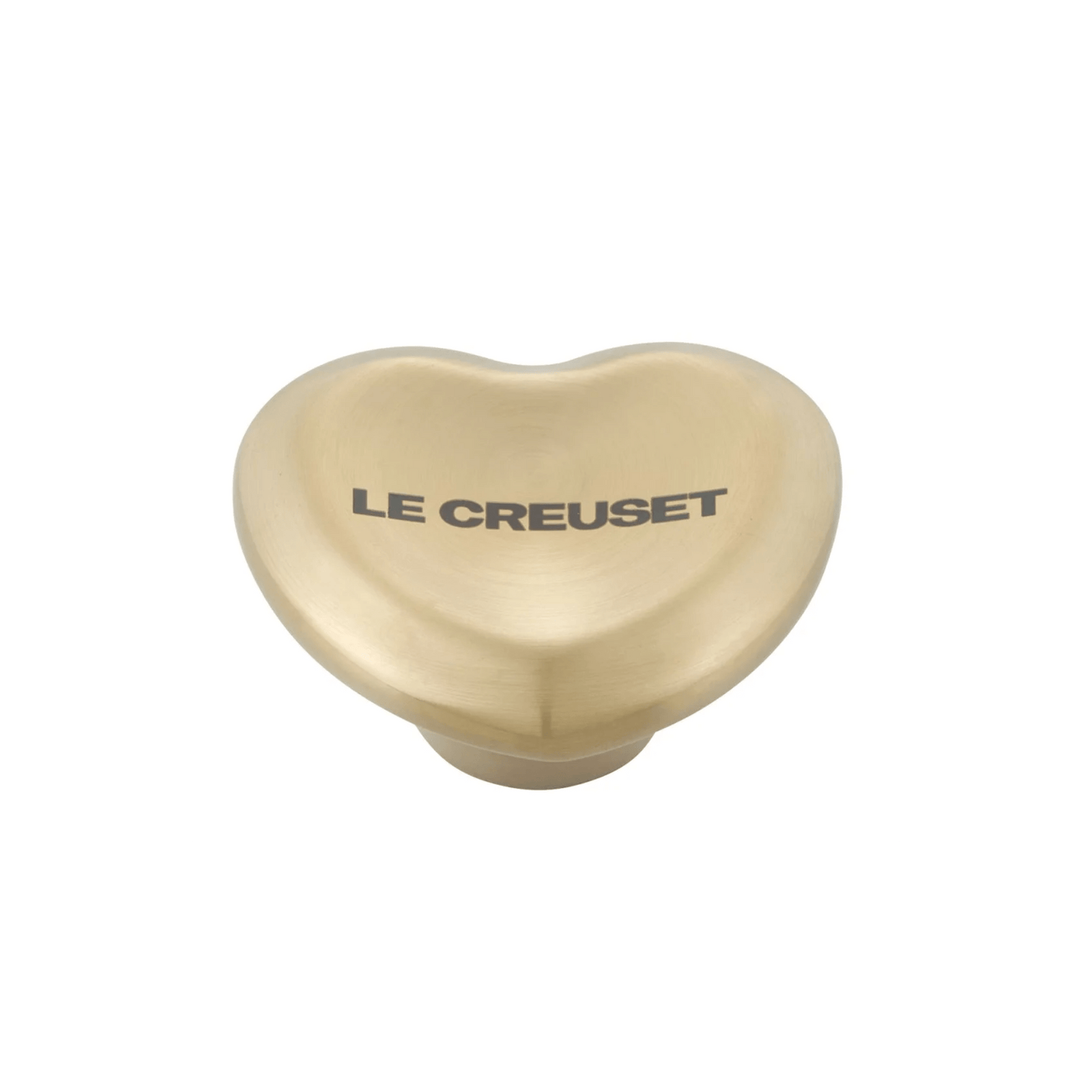 Cookware Le Creuset Figural Heart Knob, Light Gold - Large (45mm)