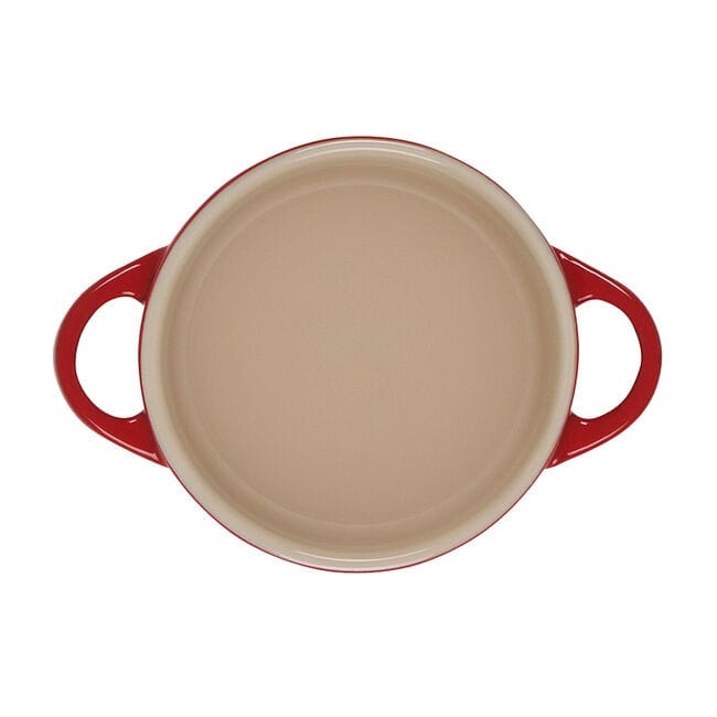 Bakeware Le Creuset Mini Cocotte, Cerise with Rose Gold Heart Knob