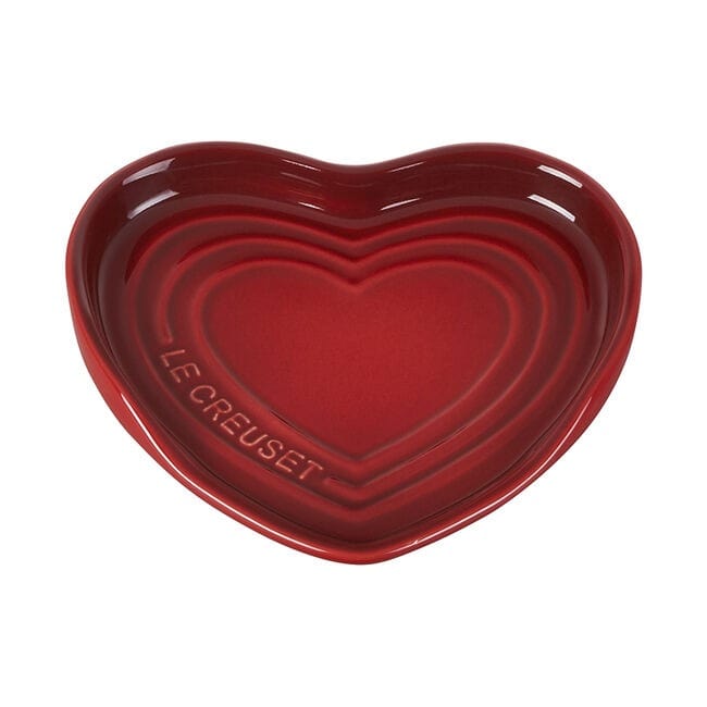 Tabletop Le Creuset Spoon Rest Heart, Cerise