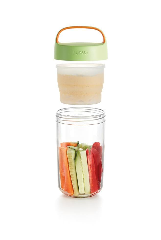 Travel & Storage Lekue 20 Oz. Jar to Go, Citrus