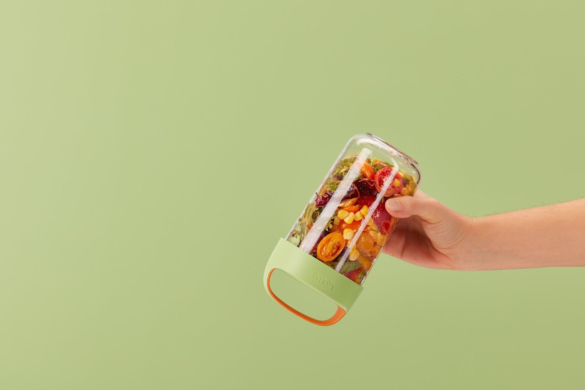 Travel & Storage Lekue 20 Oz. Jar to Go, Citrus