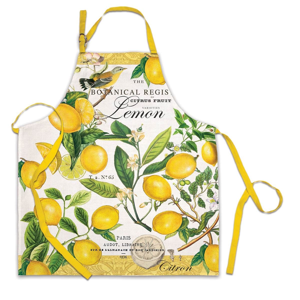 Linen Michel Design Works - Apron - Lemon Basil