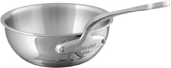 Mauviel Curved Splayed Saute Pan, 3 Qt.