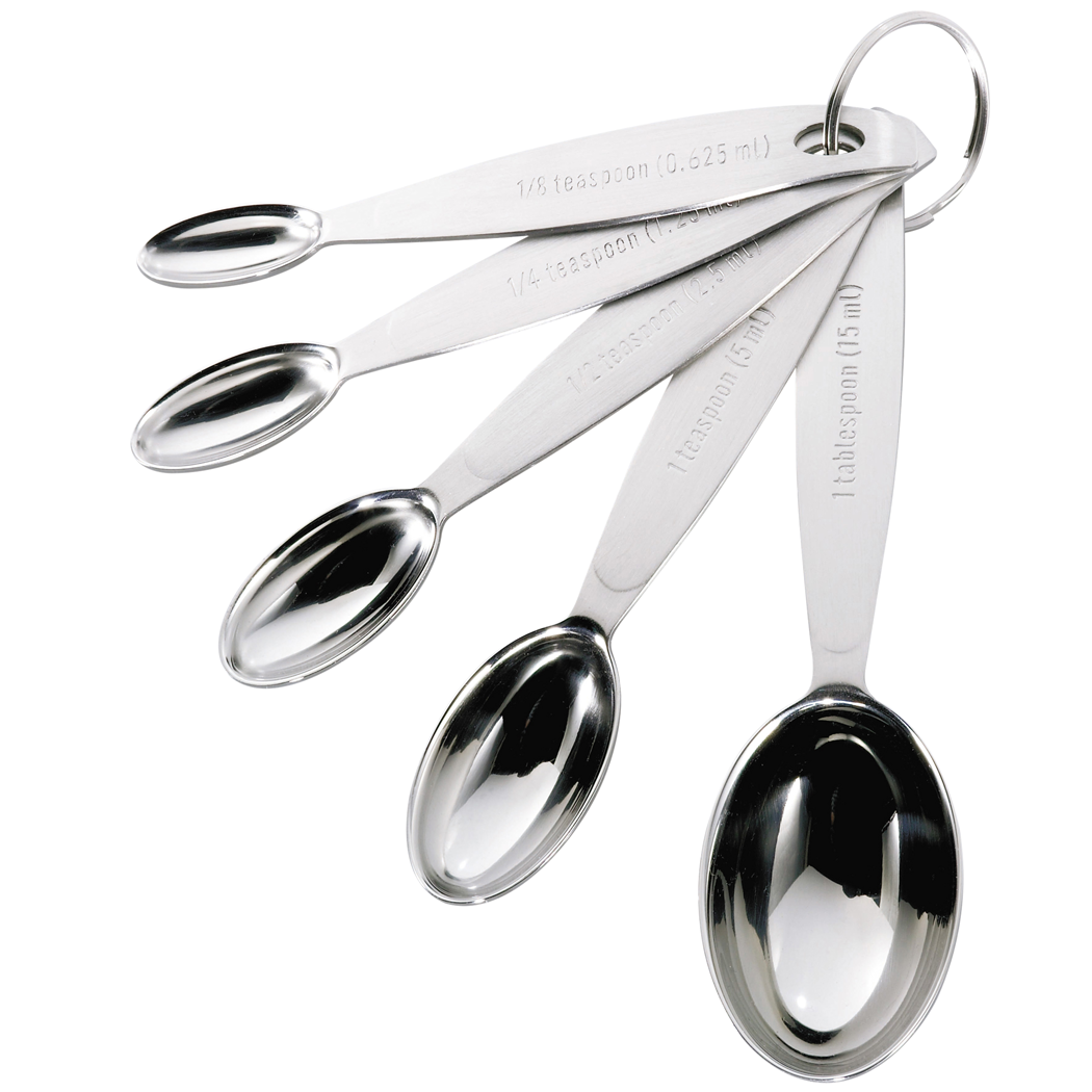 Cuisipro Oval Measuring Spoons, Set of 5 - MyToque