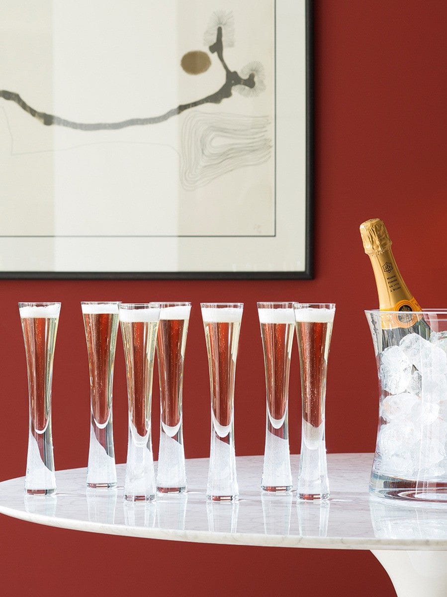 Glassware Moya Handblown Champagne Flutes, Set of 2