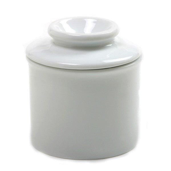 Tabletop White Porcelain Butter Keeper
