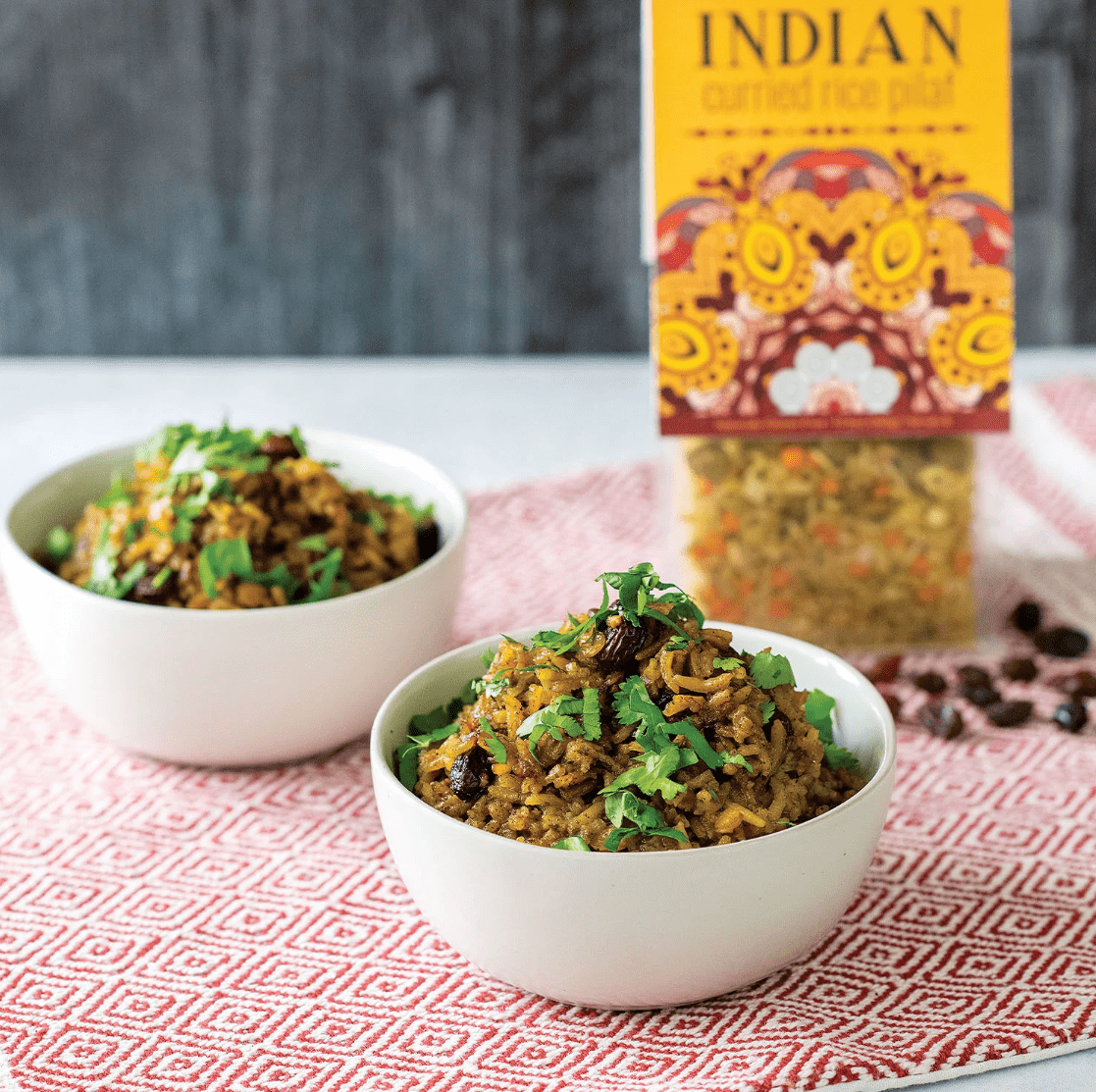 Food Olivelle Indian Curried Rice Pilaf