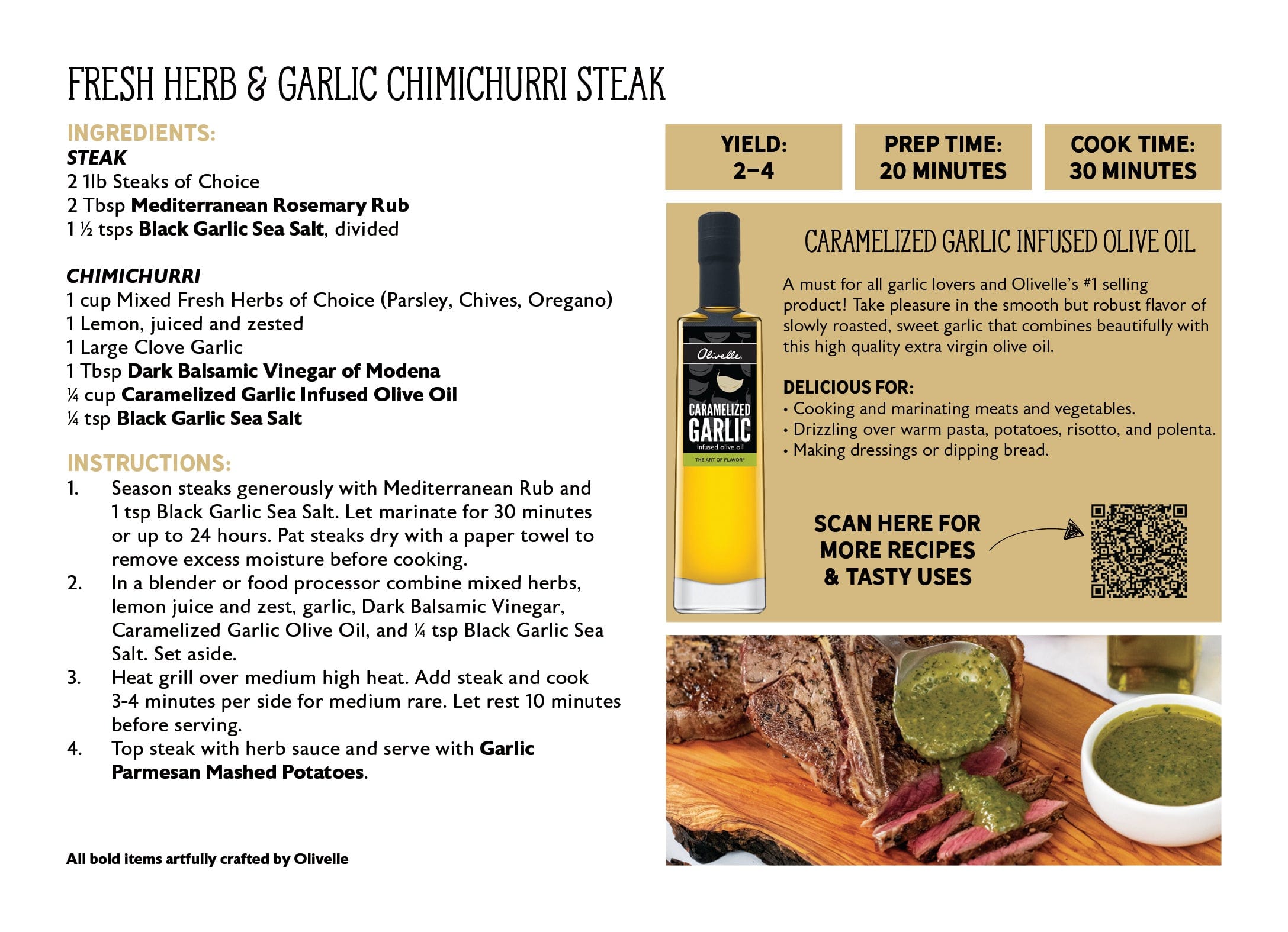 Food Olivelle Infused ExVirgin Olive Oil - Caramelized Garlic