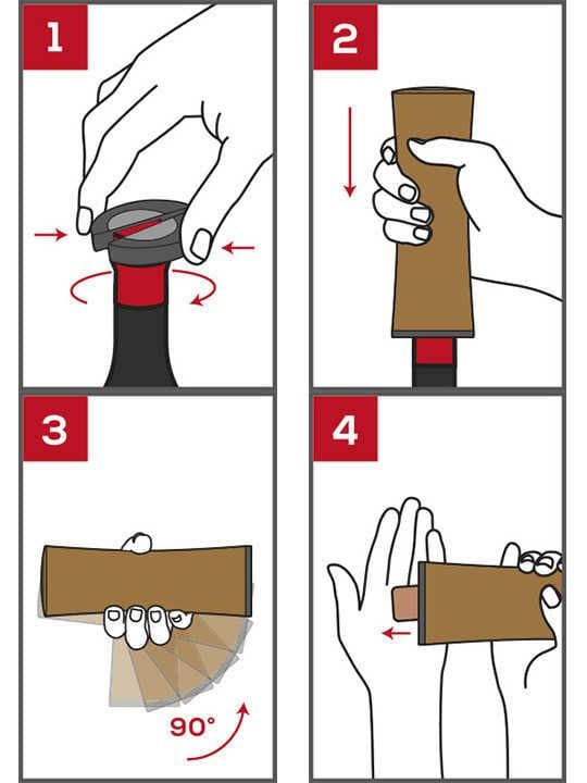 Barware Peugeot Elis Reverse Electric Corkscrew