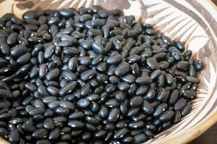 Food Rancho Gordo Santanero Negro Beans - 1 lb.