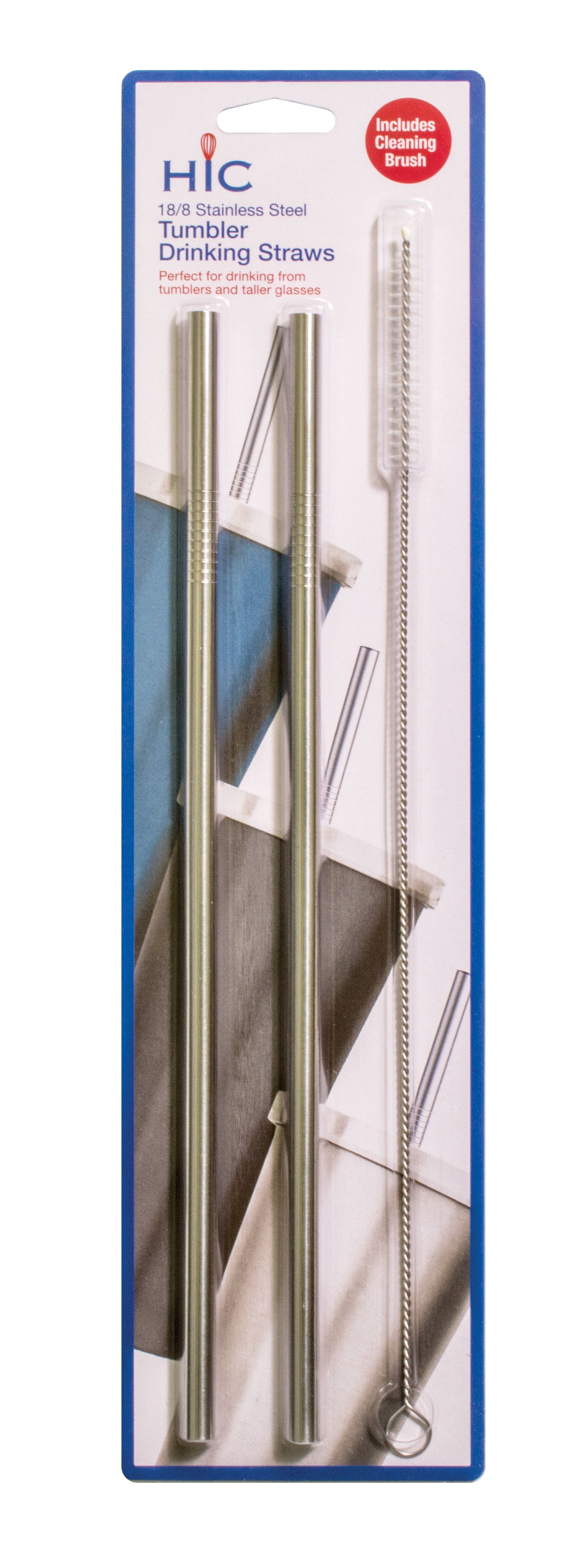 Travel & Storage Reusable Drinking Straws