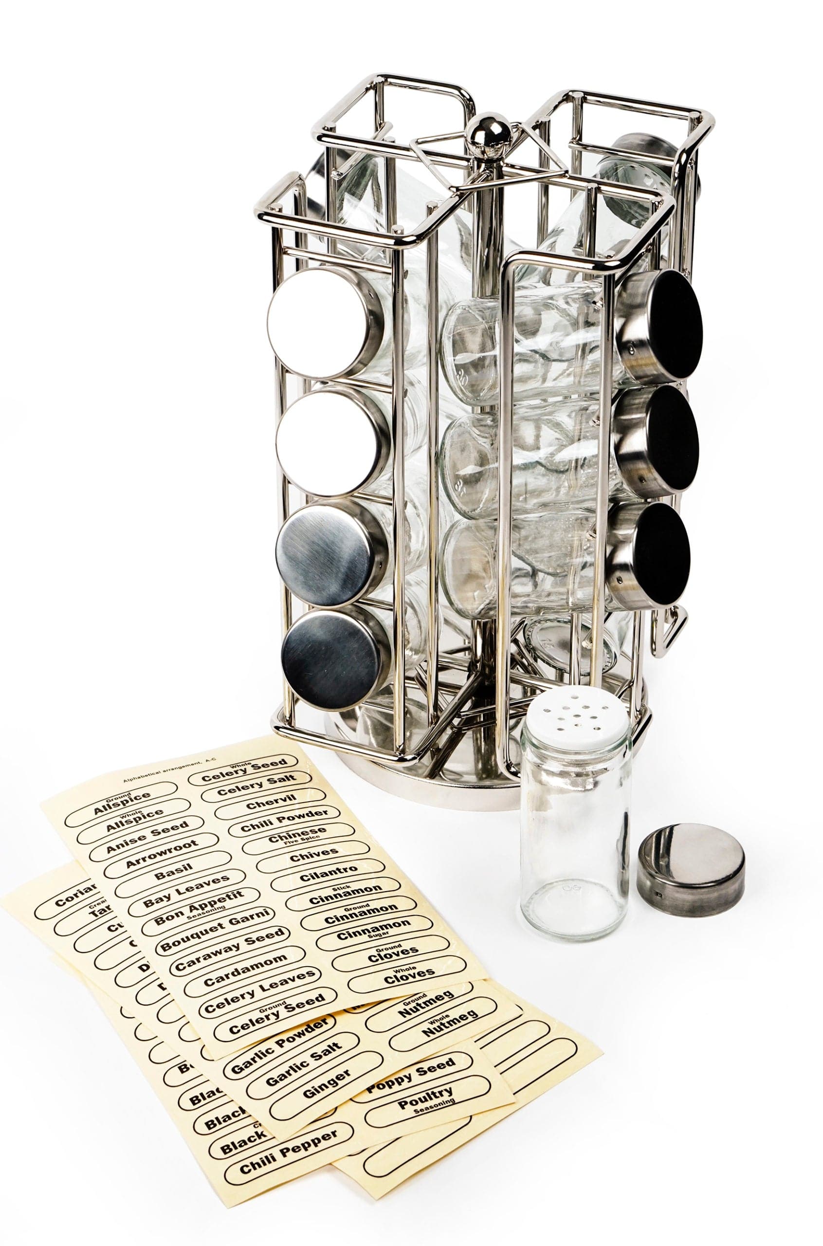 Travel & Storage RSVP Revolving Spice Rack Set