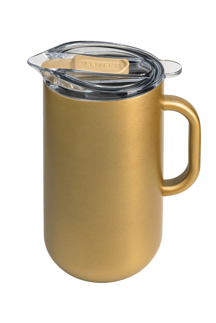 Tabletop Served Insulated Pitcher - Golden