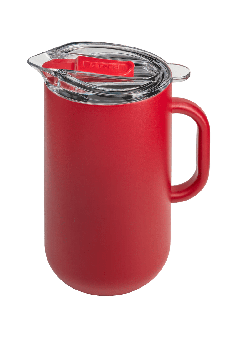 Tabletop Served Insulated Pitcher - Strawberry