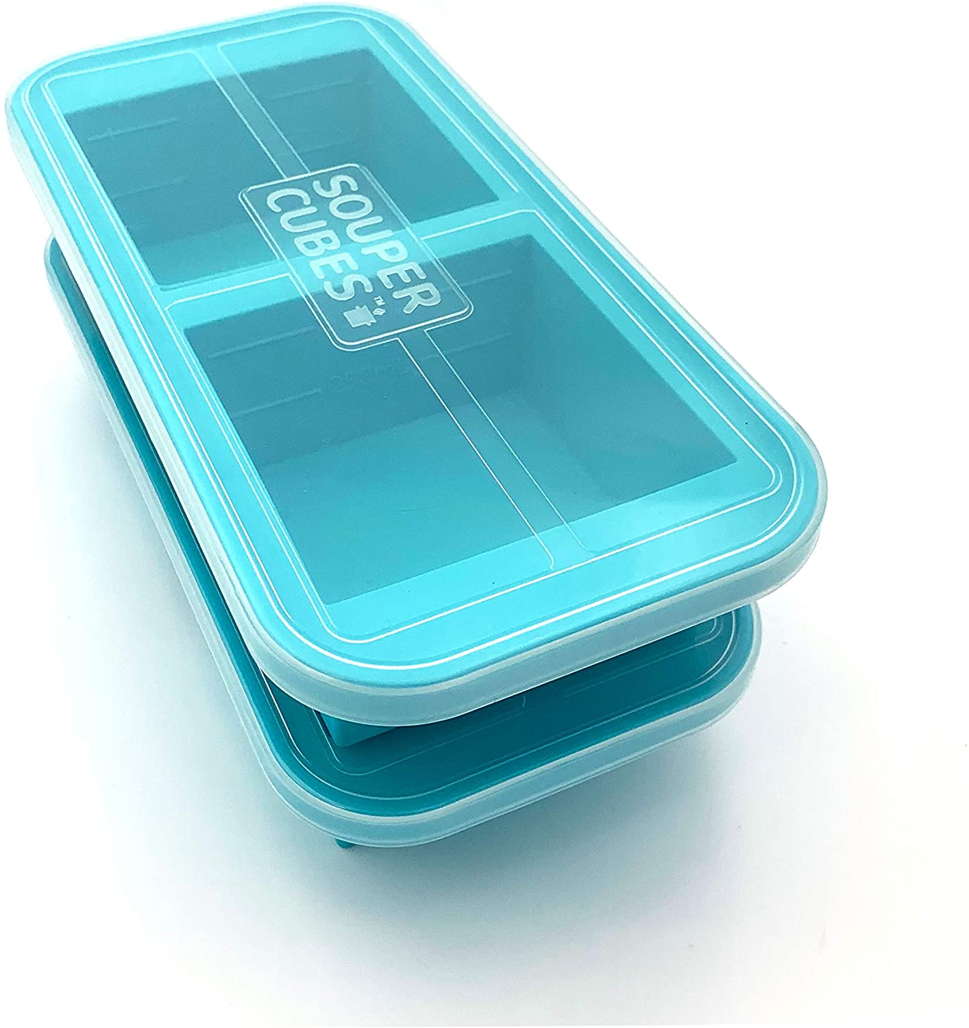 Travel & Storage Souper Cubes 2-Cup Single Pack Aqua