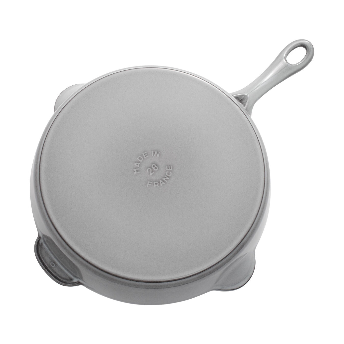 Staub Cast Iron Pan with Lid 10-inch, 2.9 Quart Serves 2-3, Fry Pan, Cast  Iron Skillet, Wok, Made in France, Cherry