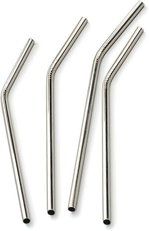 Stainless Steel Drink Straws, Set of 4