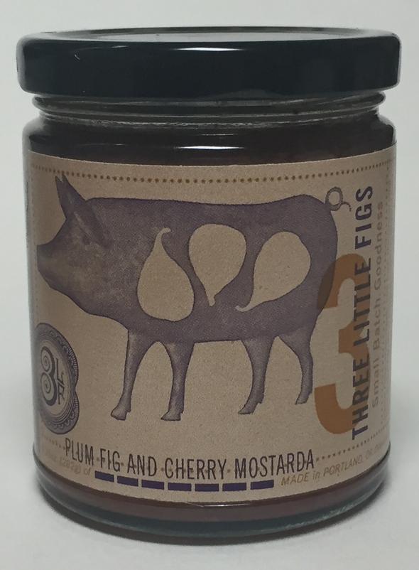 Food Three Little Figs Plum, Fig and Cherry Mostarda