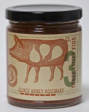 Food Three Little Figs Quince Rosemary Jam
