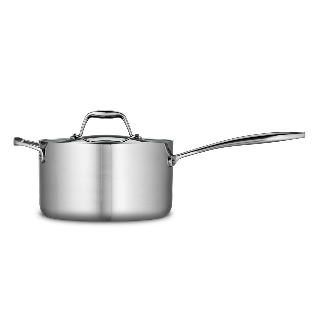 Signature Tri-Ply Clad Stainless Steel Covered Sauce Pan - Thumbnail 5