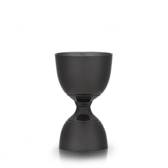 Barware True Brands Canterbury Jigger Black