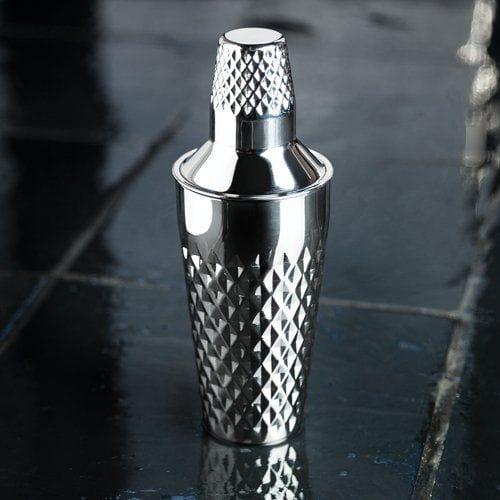Barware Faceted Stainless Steel Cocktail Shaker