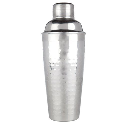 Barware True Brands Hammered Cocktail Shaker